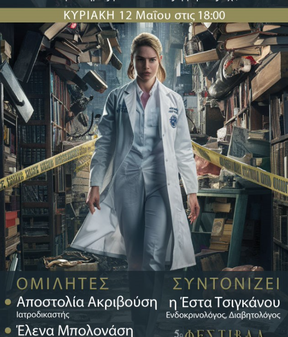 Δελτίο Τύπου για την εκδήλωση “Ο γιατρός στην αστυνομική λογοτεχνία”